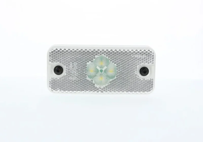 LED markeringslicht wit | 12v | 2-PINs | AMP connector | 198690 Darmowy zwrot