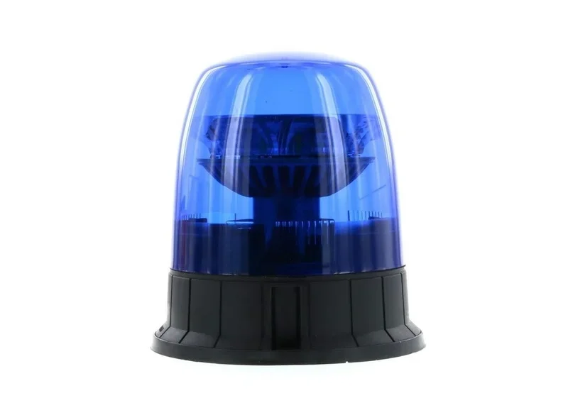 Szybka wysyłka LED R65 zwaailamp blauw 12/24v 3-boutsmontage, enkele flits | D14732