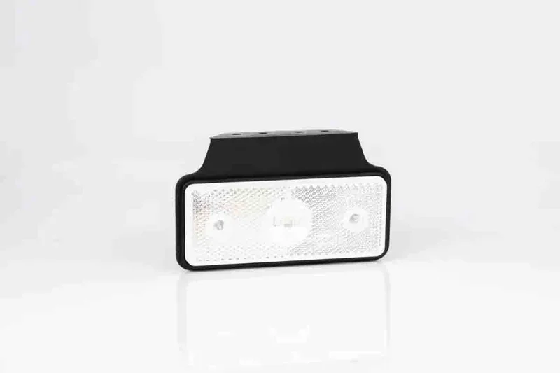 LED markeringslicht wit | 12-24v | 50cm. kabel | 0,75mm². connector met beugel | MV-5660W Super okazja