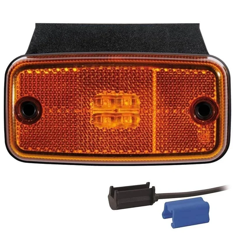 LED markeringslicht amber | 12-24v | 0,75mm². connector | M10MV-660A Promocja