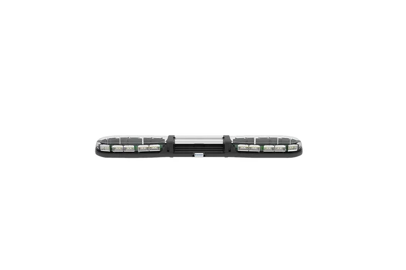 Rabat LED flitsbalk amber | 13 serie | ECE-R65 amber | transparant | 1000mm | 24 LED's | 13-00004-E
