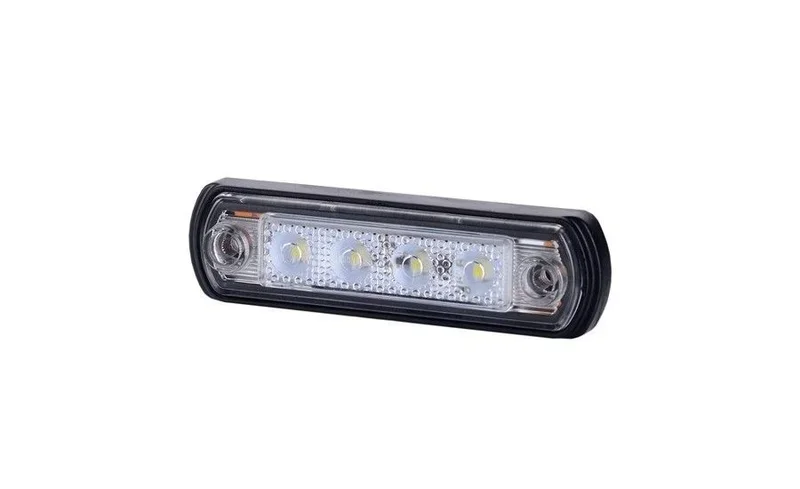 Ograniczona ilość LED markeringslicht wit | 12-24v | 50cm. kabel | MV-5200W