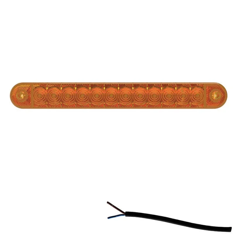 Kup teraz LED Markeringslicht Amber - 12-24V - 50cm Kabel