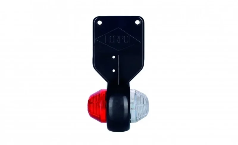 Ostatnia szansa LED Breedtelamp rechts rood/wit 12/24v 50cm kabel | MB-4232RW