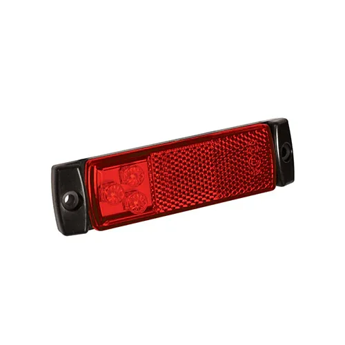 Oferta limitowana LED markeringslicht rood | 12-24v | 50cm. kabel | 129RM