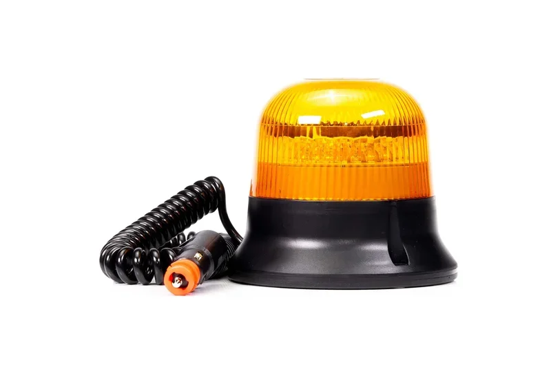 Darmowy zwrot R65 LED zwaailamp, double flash, Magneet, 12/24V 7,8m kabel | S10ZL514