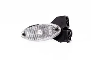 Cena promocyjna LED markeerlicht + steun ovaal wit 12/24v 50cm kabel | MV-5890W