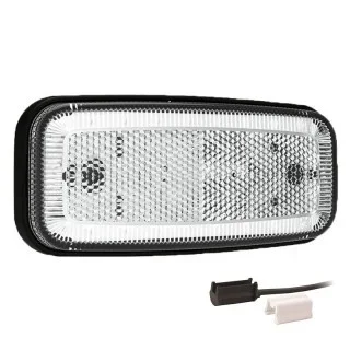 Ostatnia szansa LED markeringslicht wit | 12-24v | 1,5mm². connector | MV-1220W