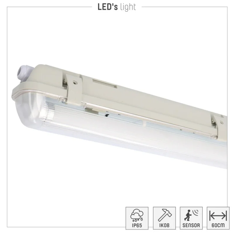 Wybór klientów LED TL Armatuur 3100 Lumen - 20W - Koelwit - Bewegingssensor - IP65 Waterdicht - 150cm