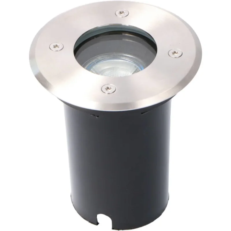Ograniczona ilość LED Grondspot Inbouw Rond - GU10 Fitting - Max 35W - IP67 Waterdicht - Berijdbaar 1500kg - Zwart