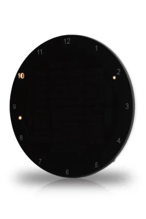 LED's Light Solar Wandklok voor Buiten - Draadloos op zonne-energie - Automatisch aan/uit - 22 cm Nowość