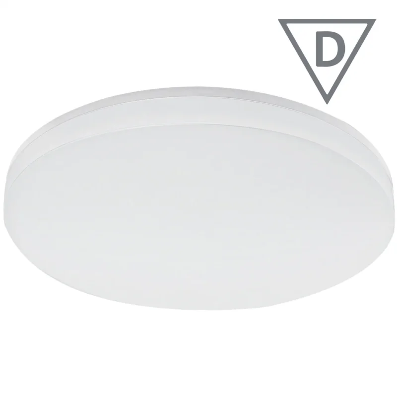 Wyprzedaż Industrial Waterdichte LED Plafondlamp ø 33 cm - Voor Binnen & Buiten - Koel wit