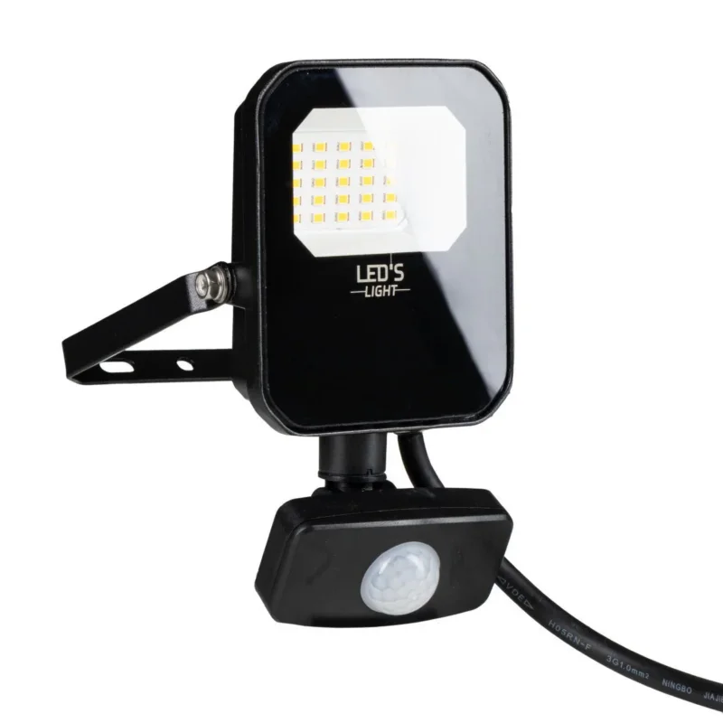 Dodaj do koszyka LED Schijnwerper 1400 lumen - 10W - Koelwit 4000K - Bewegingssensor - Daglichtsensor - IP65 Waterdicht