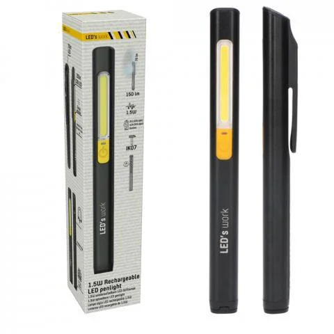 LED's Work Looplamp met Accu 150 - Ultra compact - Draadloos & Oplaadbaar - 2 lichtpunten Hit sprzedaży