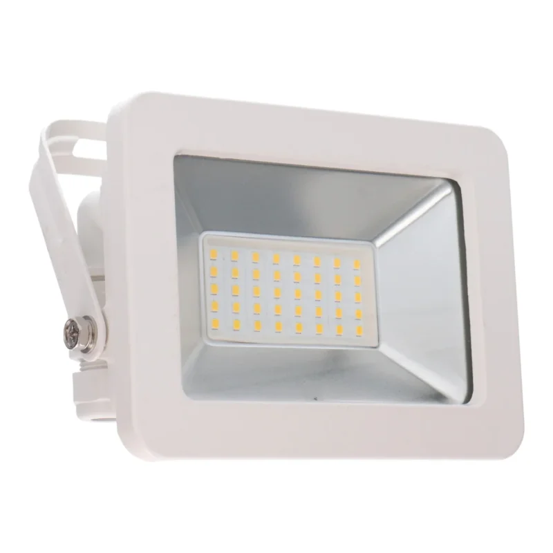 LED schijnwerper koelwit 4000K - 30W 3300 lumen - IP65 waterdicht - wit Rabat
