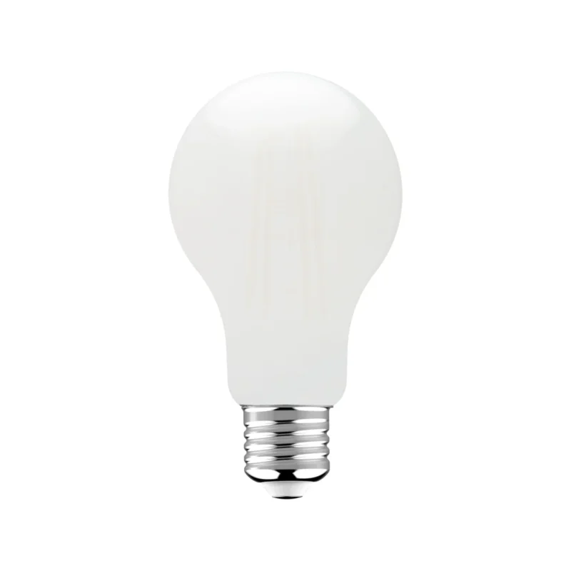 LED Filament Lamp E27 1521 lumen - 11W - Warmwit 2700K - A70 Peervorm - Opaal Glas Dostępne od ręki