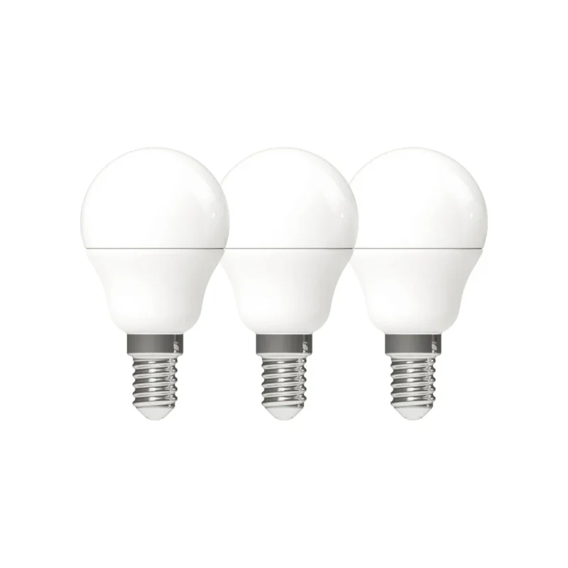 Wybór klientów LED Lamp E14 470 lumen - 4.9W - Warmwit 2700K - G45 Kogel - Opaal - 3 stuks