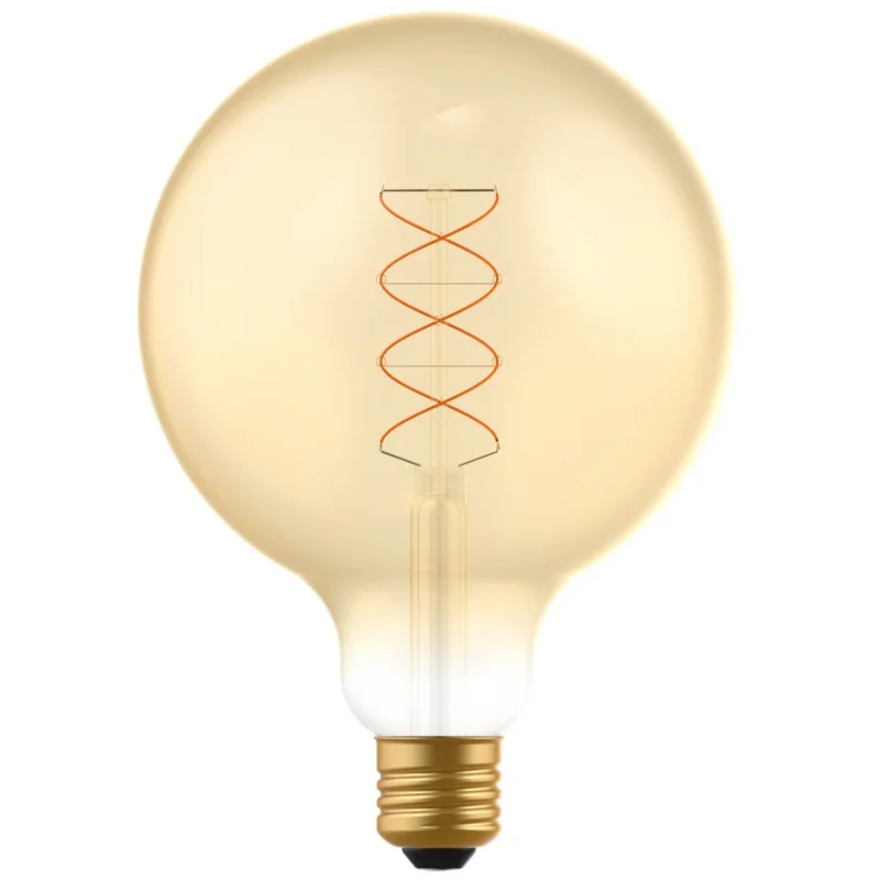 LED Filament Lamp Goud E27 XXL - 250 lumen - 4W - Extra Warmwit 1800K - Dimbaar - G125 Ø 12.5cm Darmowa dostawa