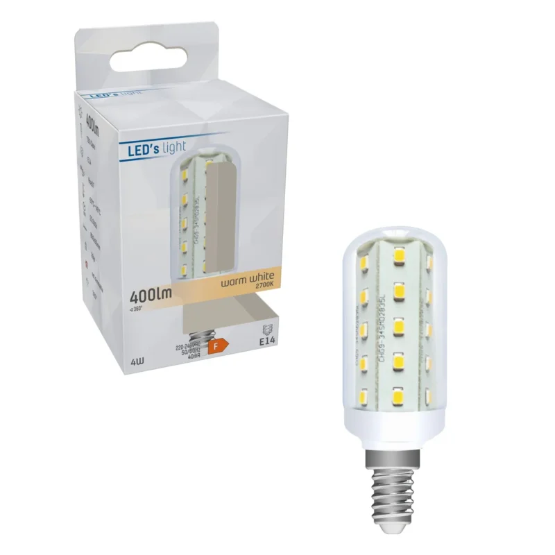 ColorPro LED Lamp E14 - T30 Buis - Kleurweergave index 97 - Warm wit - 4W (35W) Wysoka jakość