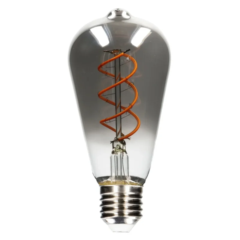Zamów dziś LED Lamp smokey E27 - Nostalgisch retro - Dimbaar warm wit licht - Edison ST64
