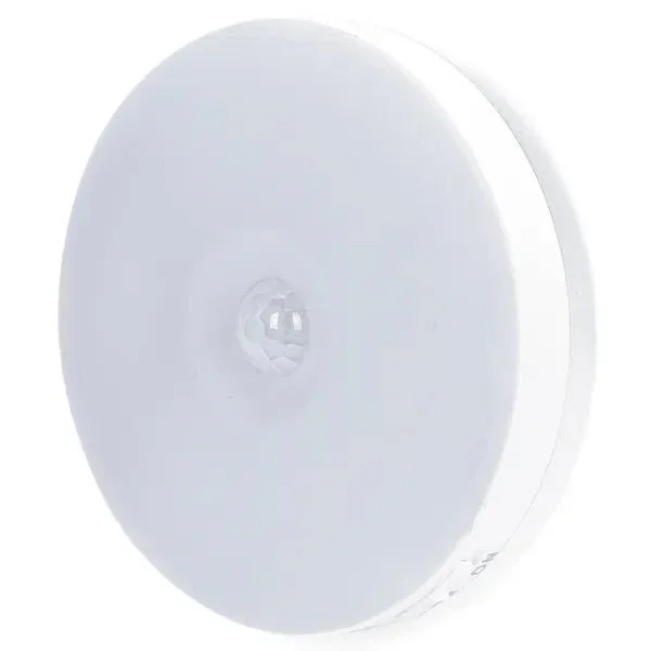 Nachtlampje warmwit oplaadbaar - rond | dag/nacht- & bewegingssensor - magnetisch | 3000K - 12 Lumen 0.5 Watt - SALE Obniżka ceny