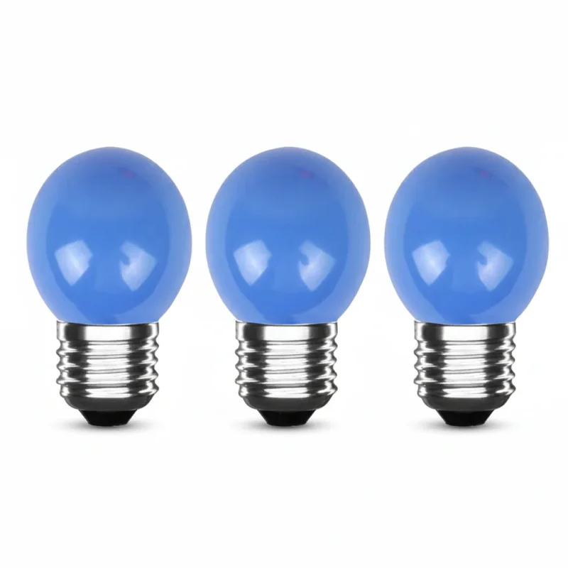 LED Kogellamp E27 Blauw - 300 lumen - 3W - IP20 - G45 - 230V - 3 stuks Kup teraz