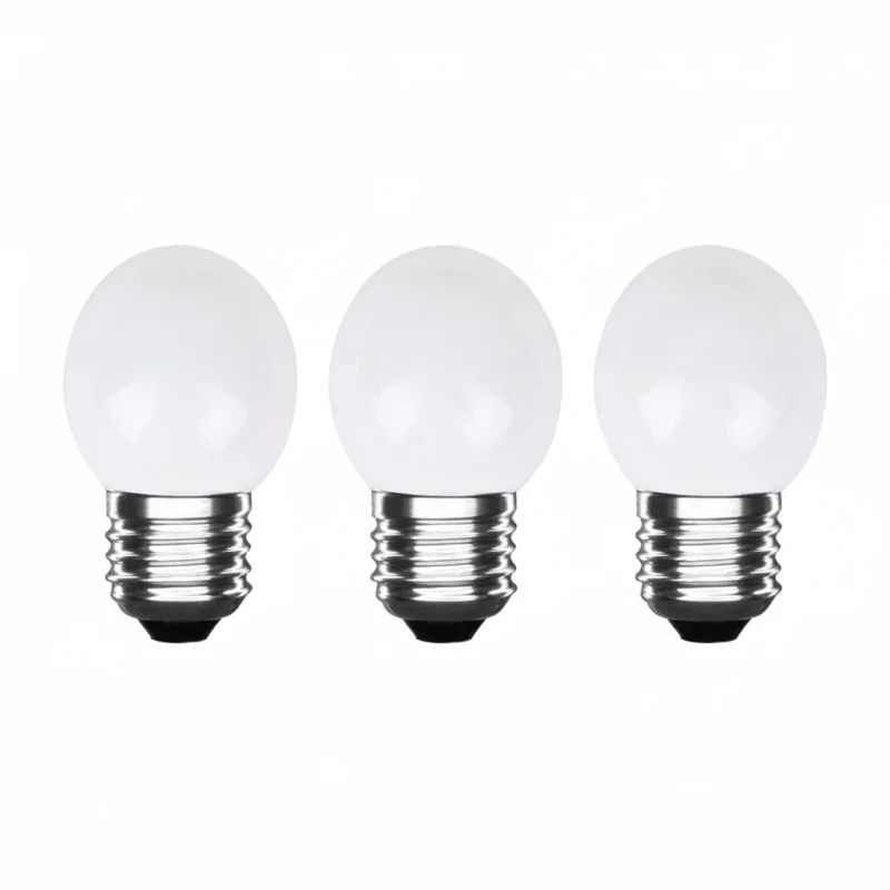 Hit sprzedaży LED Kogellamp E27 Wit - 300 lumen - 3W - IP20 - G45 - 230V - 3 stuks