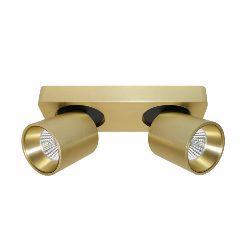 Opbouwspot Laguna 2lichts Goud Oferta czasowa