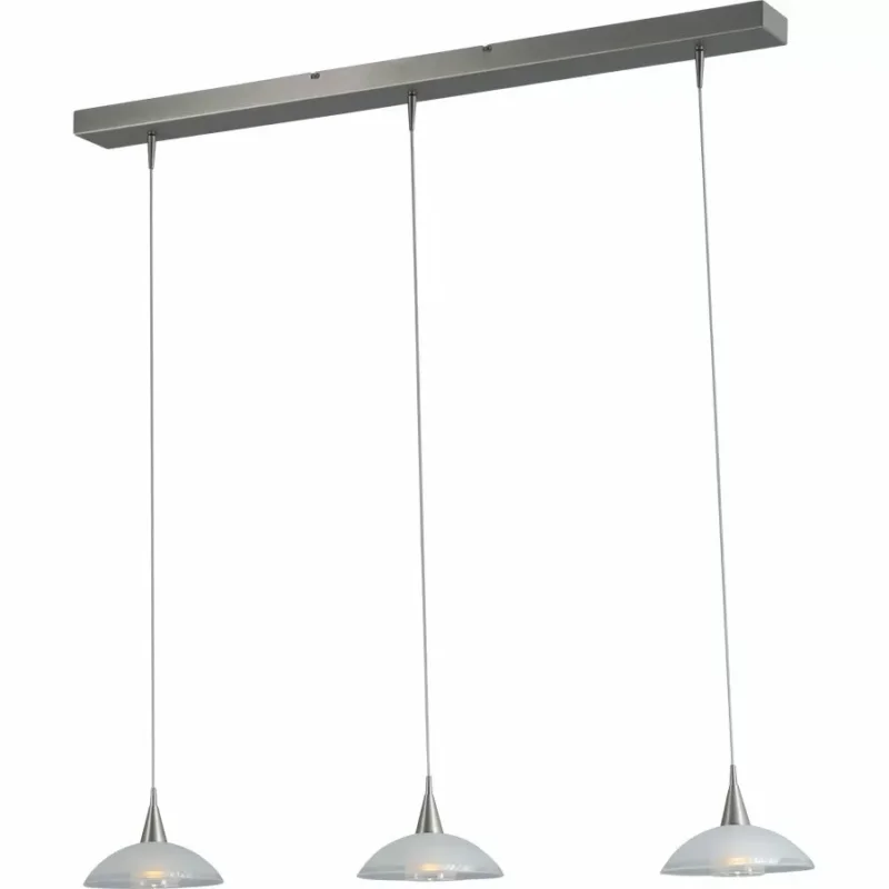 Masterlight Hanglamp Melani 3Lichts Staal Hit cenowy