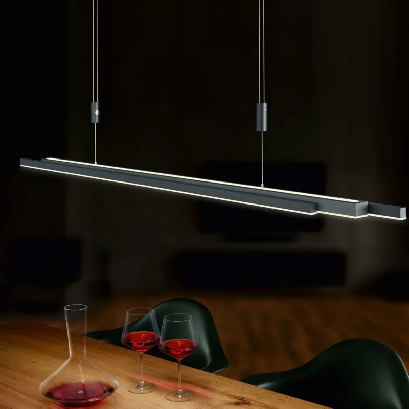 Ekspresowa dostawa Hanglamp Bankamp L-lightline Up-Down Dim to Warm Antraciet