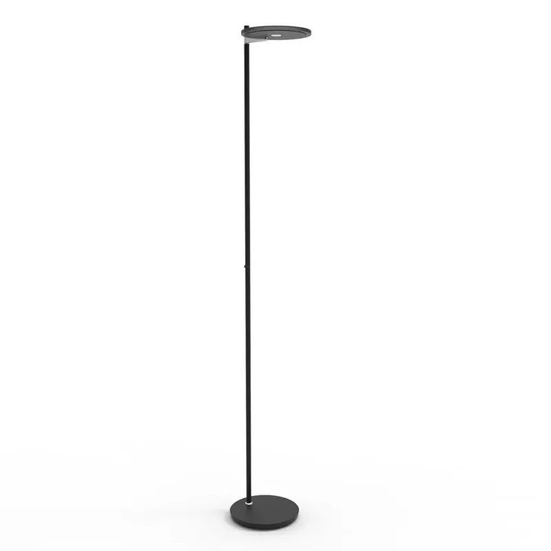 Vloerlamp Steinhauer Turound Zwart Uplight Smoke Glas Dodaj do koszyka