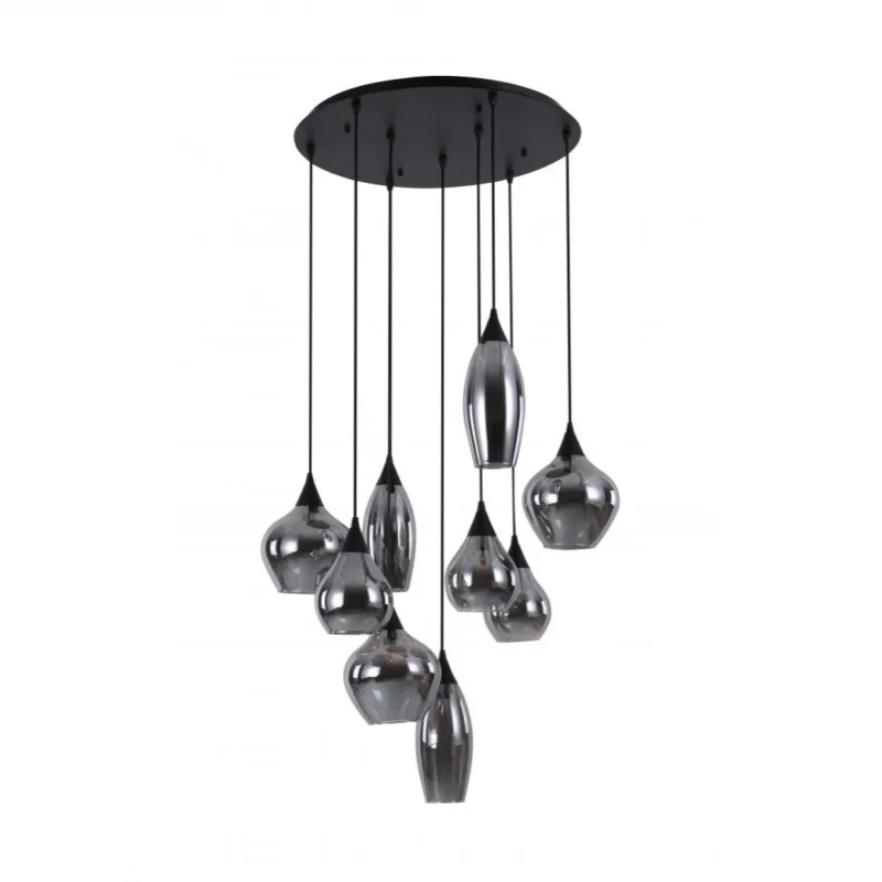 Oferta limitowana Hanglamp Highlight Cambio 9l Zwart 60cm Rond Vide
