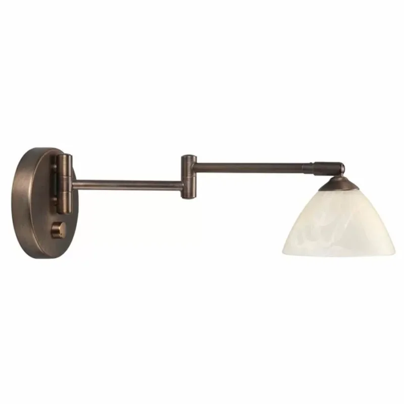 Ekspresowa dostawa Wandlamp Highlight Palermo Swing Brons
