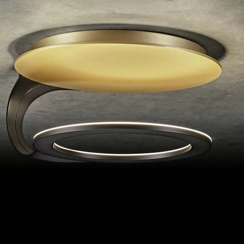 Plafondlamp Holtkotter Supernova Zwart Goud Dim to Warm Oferta limitowana