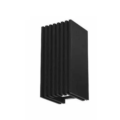 Zamów dziś Wandlamp Blij Design Brick Zwart 2x GU10