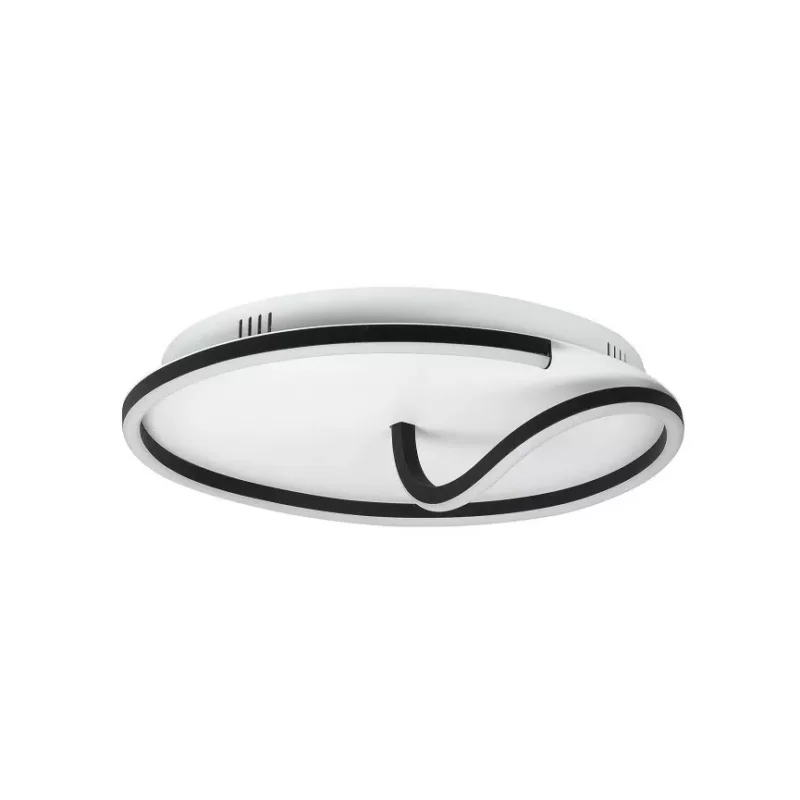 Plafondlamp Highlight Snake Wit Zwart Klein Kup online