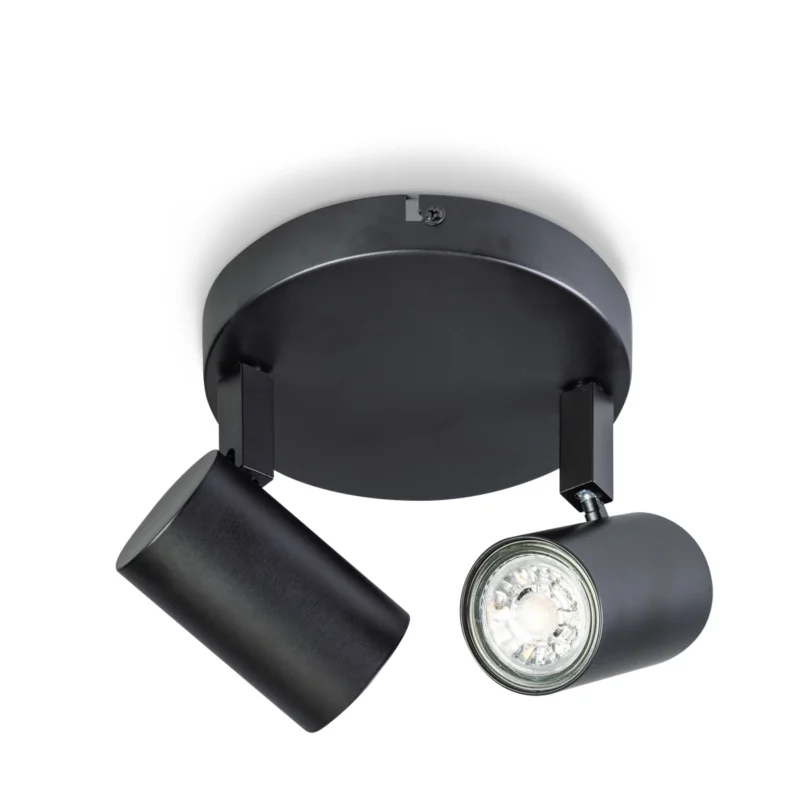 Szybka dostawa ETH Expo Spotlamp The Common 2L Rond Zwart