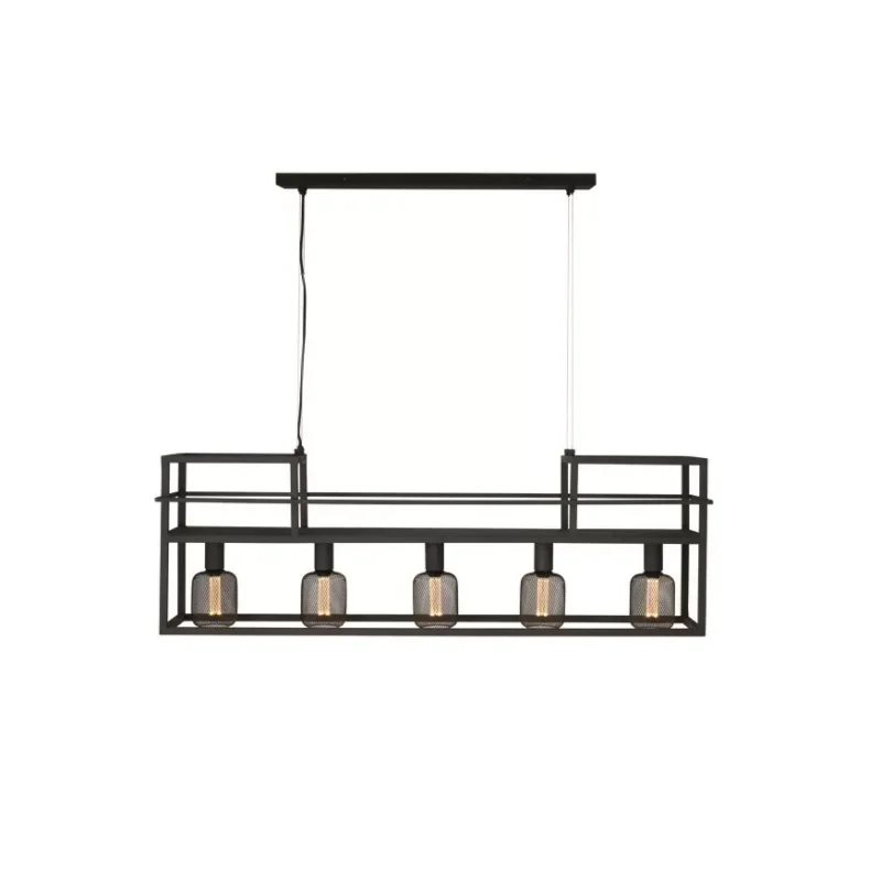 Hanglamp Freelight Culinara Zwart Met Rek Obniżka ceny
