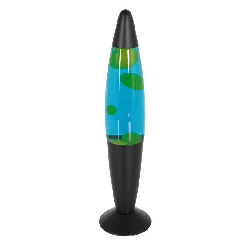 Lava Lamp Raket Zwart Geel Tani