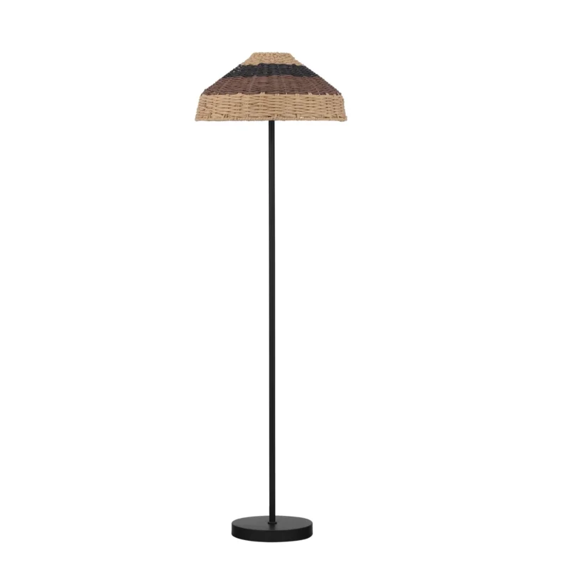 Vloerlamp Capa Rattan Naturel Zwart Darmowa dostawa