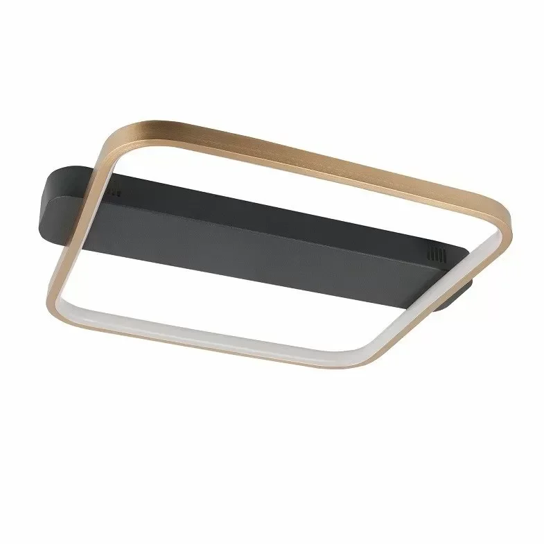 Plafondlamp Highlight Ascona Zwart Goud Groot Bestseller