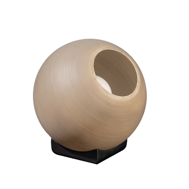 Zamów teraz Tafellamp ETH Orb Taupe/Grijs Glas 25cm