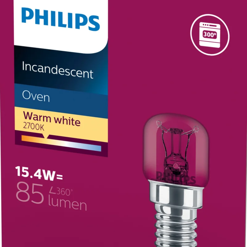 Obniżka ceny Philips Oven Lamp E14 15.4W Schakelbord
