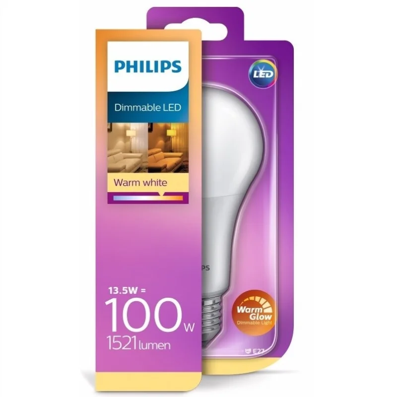 Philips A67 Glowdim Led E27 13.5w =100w Zamów teraz