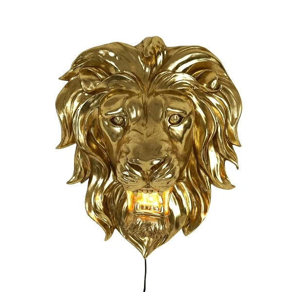 Wandlamp Goud King Lion Nie przegap