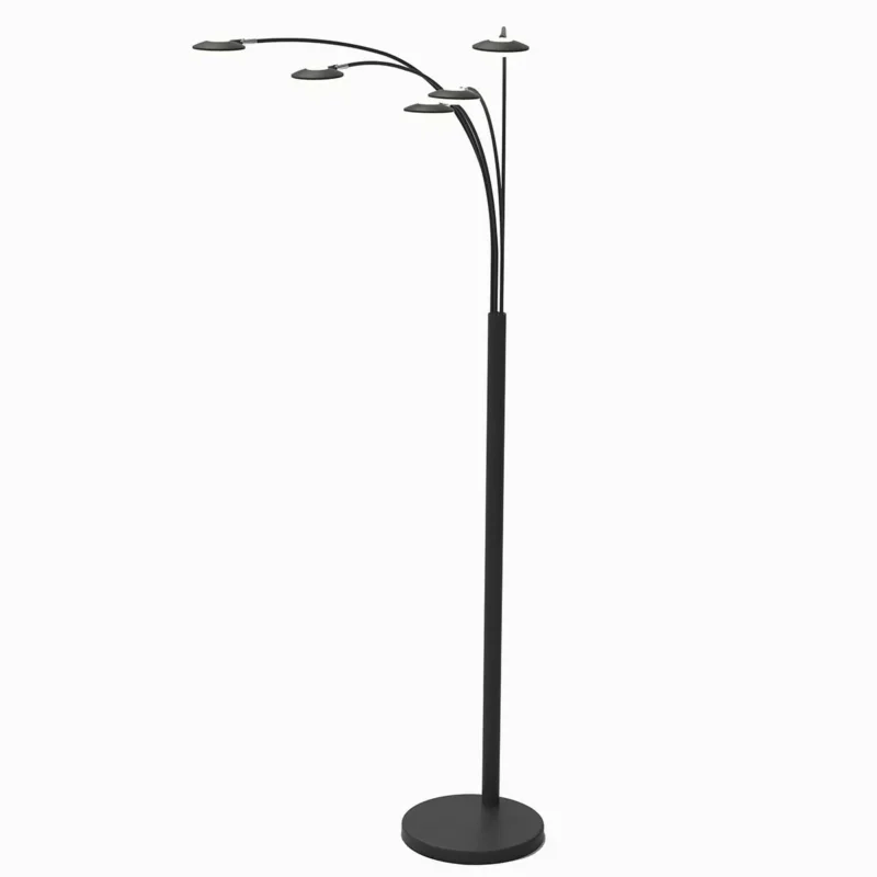 Bestseller Vloerlamp Steinhauer Flo 5L Zwart