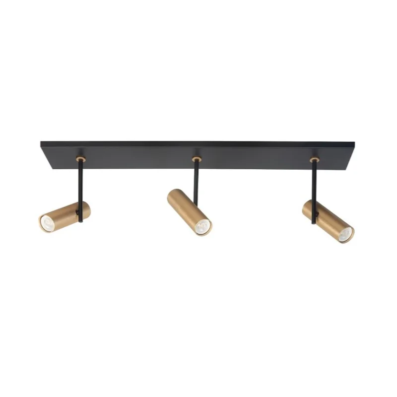 Popularny Highlight Spot Trend 3L Balk Zwart Goud Mini Gu10