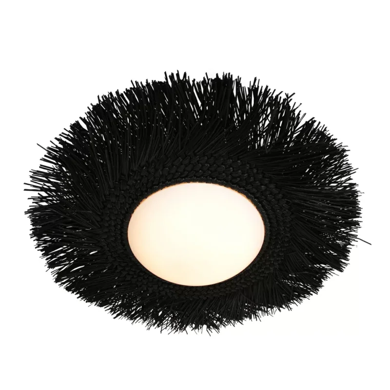 Plafond en Wandlamp Steinhauer Riet Zwart 3 Stap Dimmer Okazja