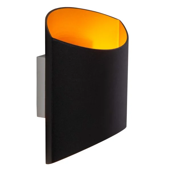 Wybór klientów Lucide Wandlamp Diletta Zwart Goud G9