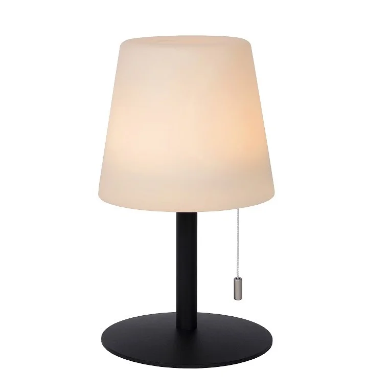 Lucide Oplaadbare Tafellamp Zwart / Wit IP44 Ograniczona ilość